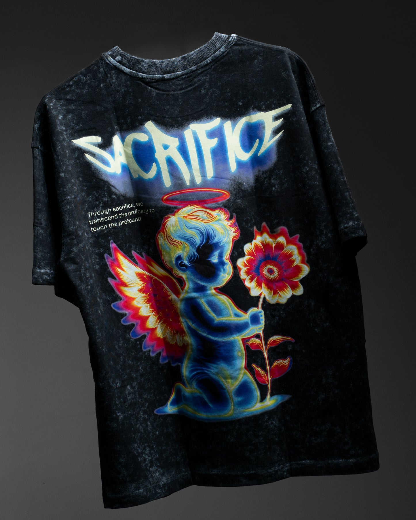 Sacrifice stone wash t-shirt