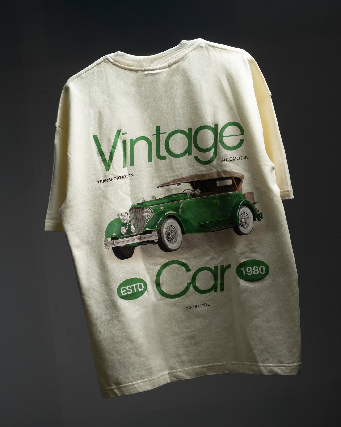 Oversized vintage car t-shirt