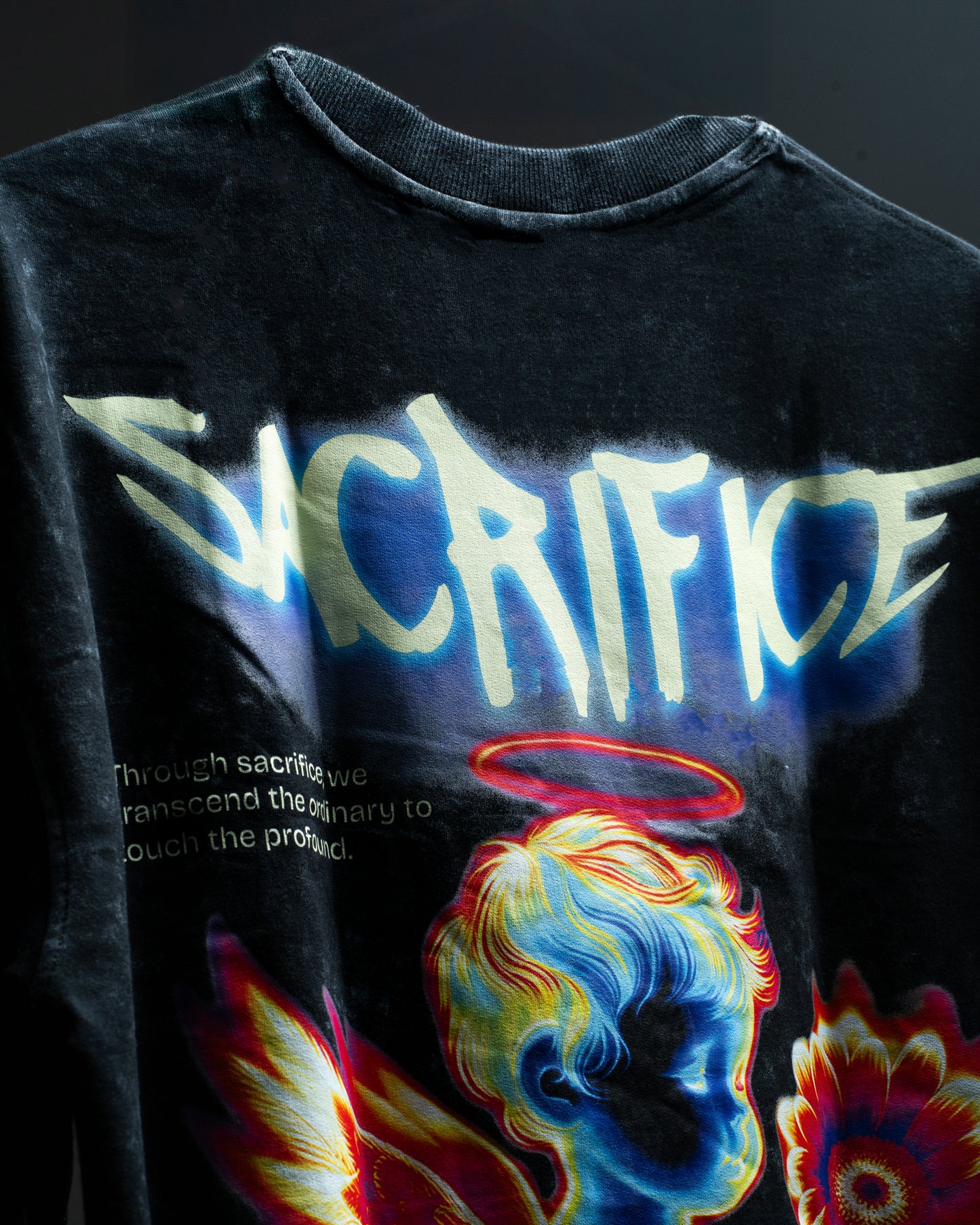 Sacrifice stone wash t-shirt