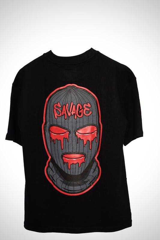 Savage red masked